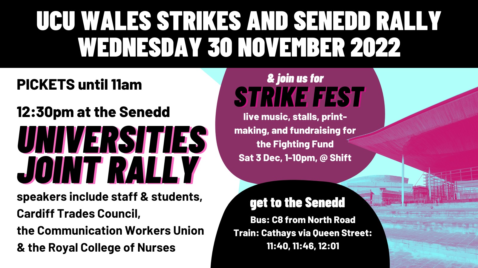 Strike Action November Cardiff Ucu